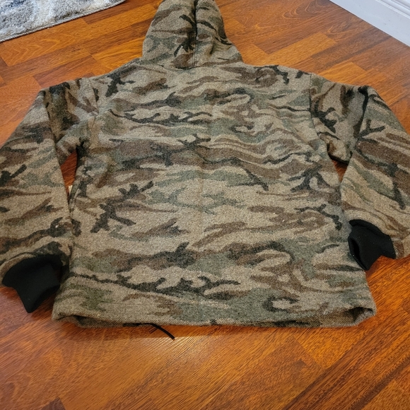 SOLD King of the Mountain Omnitherm unlined Heavy Wool Hoody Small - Picture 2 of 12